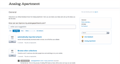 Desktop Screenshot of feedback.analogapartment.com
